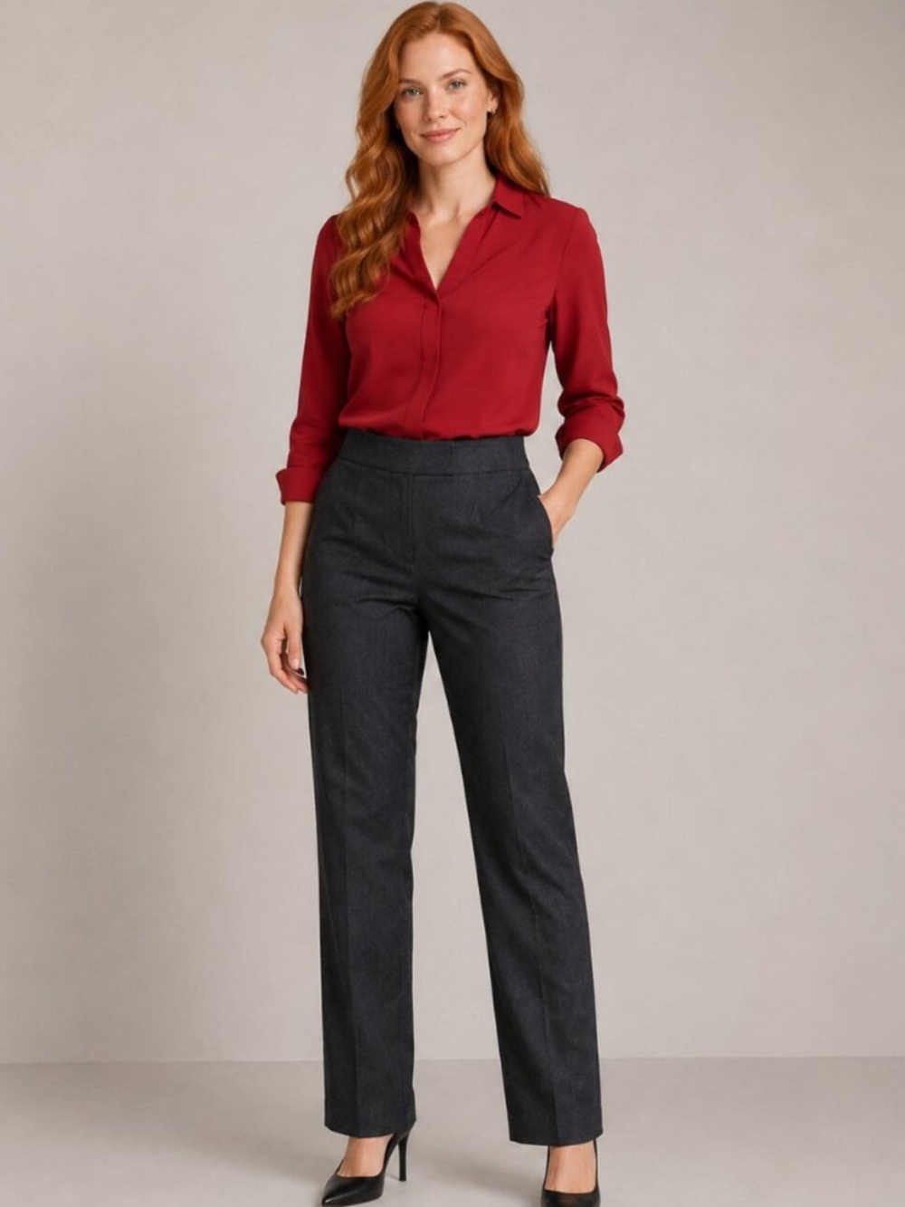 Talbots Signature Straight Slacks Dress Pants